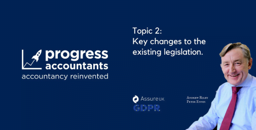 GDPR – Topic 2: Key changes to the existing legislation.