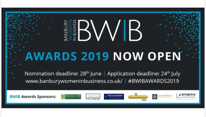 Progress Accountants is a Sponsor of the Banbury Women in Business (BWIB) Awards 2019